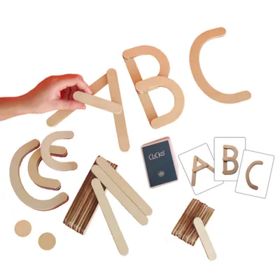 Produktbild von EDUPLAY 120856 Buchstabenbox groß 38-tlg. (1 Set)