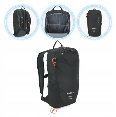 Obrázok produktu pre Turistický batoh Kadva Fleris 15L – ľahký, kompaktný, s hrudným popruhom