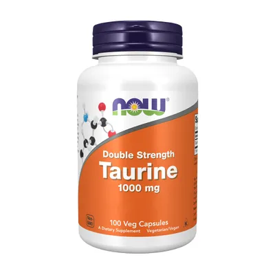 Produktbild von NOW FOODS Taurin 1000 mg, 100 Kapseln.