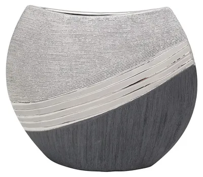 Immagine prodotto di Solidchoice - Elegante vaso in Vetroceramica moderna, color argento