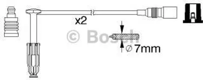 Produktbild von Bosch Zündleitungssatz  0 986 356 311