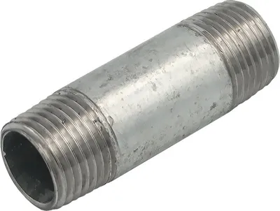 Produktbild von Rohrdoppelnippel 3/4 Zoll 26,9 x 60 mm DN20 Rohrnippel verzinkt