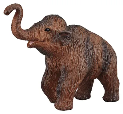 Produktbild von Animal Planet Tierfifur Spielfigur -Wollhaarmammut Figur, Animal Planet, 7 cm x 10 cm x 5 cm - detailgetreu u. handbemalt - qualitativ u. Sicher