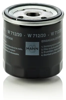 Produktbild von MANN Ölfilter Patrone für Audi 200 Quattro