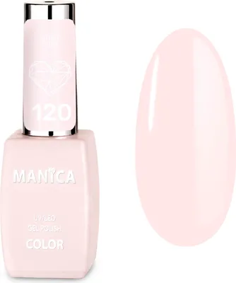 Obrázek produktu pro Manica LED/UV hybridní lak na nehty 10 ml – Baby Pink – 120