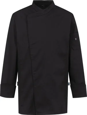 Produktbild von Greiff GASTRO-MODA Cuisine Herren Kochjacke Regular Jersey Schwarz 3XL