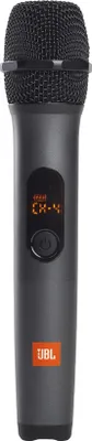 Produktbild von JBL JBLWIRELESSMIC, Karaoke-Mikrofon, Kabellos, Bluetooth/Wi-Fi, 10 m, 470 – 960, Schwarz