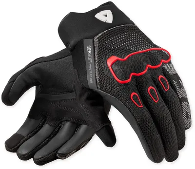 Produktbild von Revit Hyperspeed 3 Motorradhandschuhe, schwarz/neon-rot, XL
