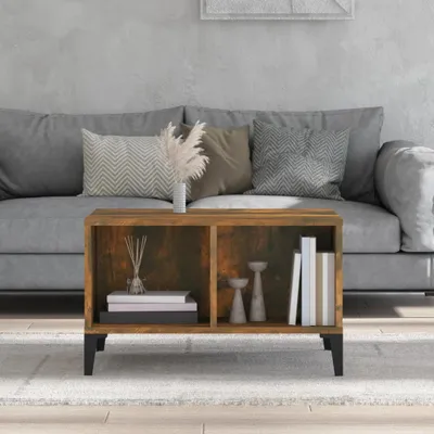 Produktbild von "2026 Aktion"Couchtisch - CLORIS - Wohnzimmertisch - Robust und langlebig - Räuchereiche 60x50x36,5 cm Holzwerkstoff - DEMöbel7863399