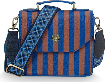 Productafbeelding van Pip Studio schoudertas schoudertas Frances Cross Body Bag Stripe Blue veelkleurig