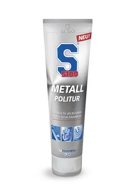 Produktbild von S100 Metallpolitur 100ml - Hochglanz für Metallteile, entfernt Kratzer