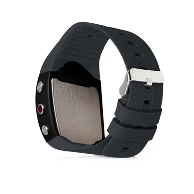Produktbild von kwmobile Ersatzarmband kompatibel mit Polar M400 / M430 Armband - Fitnesstracker Band aus Silikon in Schwarz