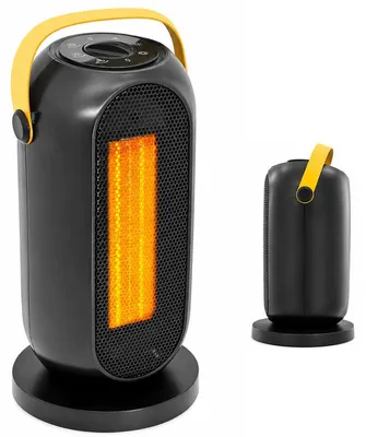 Produktbild von Kleiner Heizlüfter 1200 W PTC Keramik – 6 Modi, Thermostat, leise <50 dB – Überhitzungs- und Kippschutz – energiesparende Elektroheizung