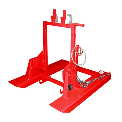 Produktbild von Bauer Mülltonnen-Kipper MK 120 mit Gabelzinkenaufnahme, 1x80/120l, Feuerrot