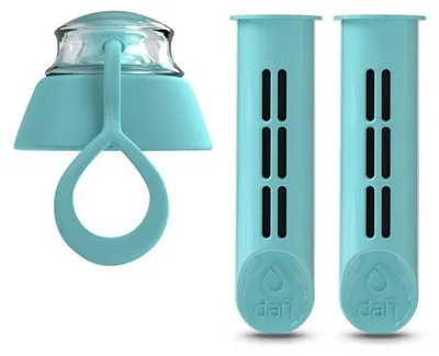 Produktbild von Dafi mint Flasche Filterpatrone 2 Stück + Kappe