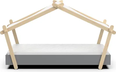 Produktbild von Bett 90x200 cm mit Lattenrost inklusive H129,7 cm – LODGE