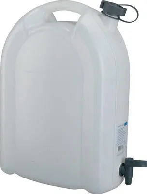 Produktbild von Pressol Wasserkanister 20L weiß stapelbar Polyethylen mit Ablasshahn - 21177