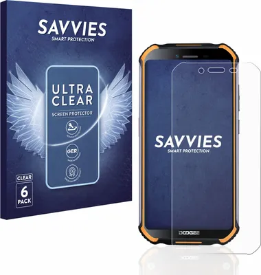 Produktbild von 6x Für Doogee S40 Pro Schutzfolie Savvies Displayschutz Display Schutz Folie Klar Transparent