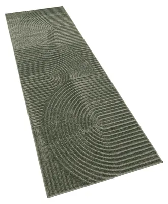 Produktbild von Outdoor Teppich Wetterfest Balkon Wohnzimmer Skandinavisches Boho Einfarbig Grösse 60x100 cm