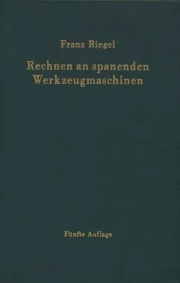 Zdjęcie produktu dla Rechnen an spanenden Werkzeugmaschinen