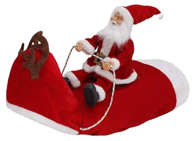 Produktbild von Weihnachtskostüm für Hunde - Weihnachtsmann-Motiv - Lustige Accessoires - M