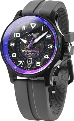 Vostok Europe YN55-592C760_GRY Herren-Automatikuhr Expedition South Pole Grau/Lila 1