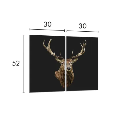 Produktbild von Glasschutzplatte für den Herd 2x30x52 Hirsch