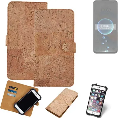 Produktbild von K-S-Trade Hülle kompatibel mit Honor X7b 5G  Kork Handyhülle Cover  Schutzhülle TPU Case Bumper in Hellbraun, (1x)
