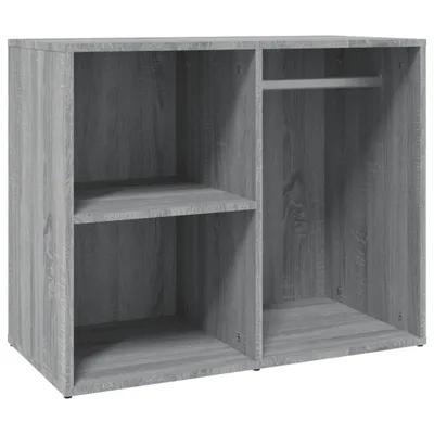 Zdjęcie produktu dla vidaXL Półka na toaletkę szara Sonoma 80x40x65 cm materiał drewnopochodny