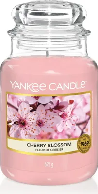 Produktbild von Yankee Candle Duftkerze, Cherry Blossom, Large Jar, 623g, Rosa, H 17,5 cm, Ø 9,7 cm