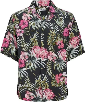 Produktbild von Jack & Jones 12248408 Ejeff Aop Resort Kurzarmhemd Mehrfarbig S Herren Mehrfarbig S