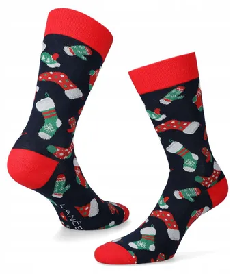Produktbild von Lancerto Herren Weihnachtsstrümpfe Motiv Socken 44/46