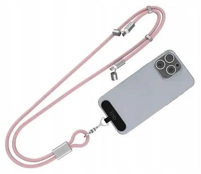 Immagine prodotto di Cavo 2x USB-C USB TYPE-C 60W con cordino da collo per telefono 2 in 1 T'nB / TCPDNECKPK