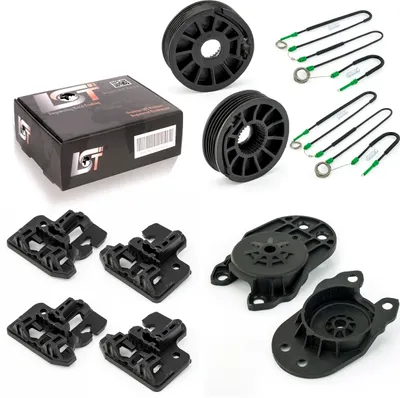 Produktbild von 2X Fensterheber Reparatursatz Set Vorne Links + Rechts Für Bmw X5 (E53)