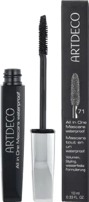 Produktbild von ARTDECO All In One Mascara Waterproof, Schwarz, Locken, Verlängerung, Volumengebend, 10 ml, Frauen, Carnaubawachs, ISODODECANE, COPERNICIA CERIFERA (CARNAUBA) WAX, AQUA (WATER), EUPHORBIA CERIFERA CERA (EUPHORBIA...