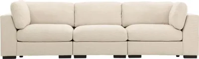 Produktbild von Sofa 3-Sitzer Salerno beige, B/H/T 102x86x102 cm, Sitzhöhe 47 cm, Sitzbreite 227 cm
