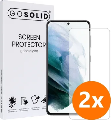Produktbild von GO SOLID! Xiaomi Mi Poco X4 Pro Displayschutzfolie gehärtetes Glas - Duopack