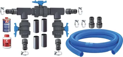 Produktbild von Montageset für Wärmepumpen Bypass Luxus Ausführung