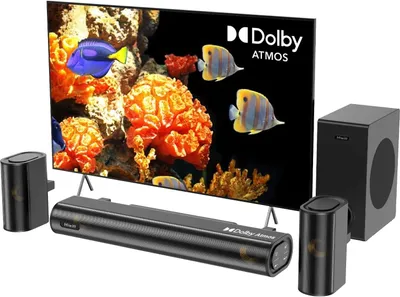 Produktbild von Hiwill HiElite A41 4.1ch Soundbar mit Dolby Atmos, 300W, Subwoofer, HDMI eARC, Bluetooth, Surround-Sound für TV