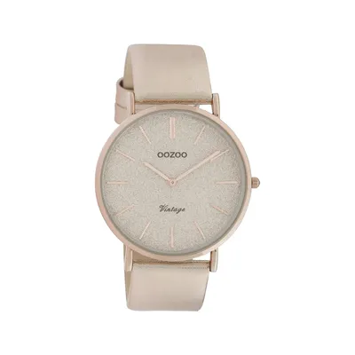 Produktbild von Oozoo Damen Edelstahlarmband Uhr Vintage blau C20102 Analog Quarzuhr UOC20165