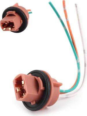 Produktbild von 7443 Glühbirnenfassung, Bremslichtstecker, Kupferkerndraht, Doppelfaden und Spiel