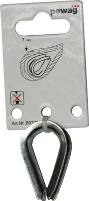 Produktbild von Pewag Seilkauschen 7 Mm Gzn Sb