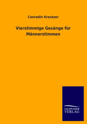 Produktbild von Vierstimmige Gesänge für Männerstimmen
