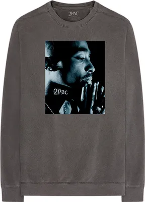 Produktbild von Tupac Shakur - "Changes" T-Shirt für Herren/Damen Uni  Langärmlig RO6478 (M) (Anthrazit)