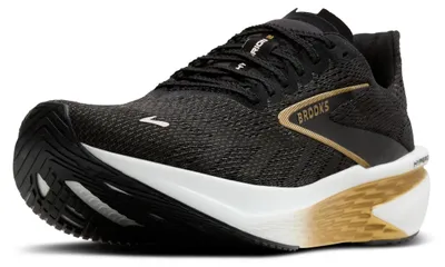 Image de Chaussures de course pour femmes Brooks Hyperion 2, couleur noire/or/rose, taille 38 (EU)