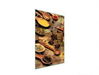 Produktbild von Glasschneidebrett 35x52 Gewürze