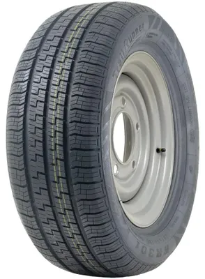Immagine prodotto di 195/50R13C Ruota per rimorchi a 5 perni 6,5" PCD 165 omologata su strada 900kg Pneumatico Wanda WR068