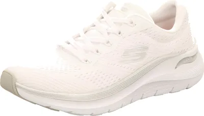 Produktbild von Skechers Damen-Sneaker ARCH FIT 2.0 - GLOW THE DISTANCE Weiß-Silber, Farbe:weiß, EU Größe:351/2