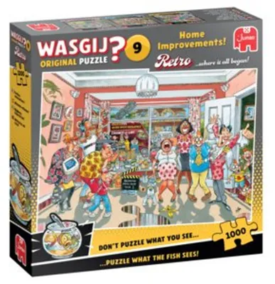 Image de Jumbo Wasgij Retro Original 9 - Amélioration de l'habitat ! (1000 pièces)