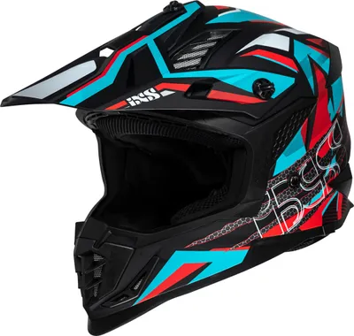 Produktbild von IXS iXS363 2.0 Motocross Helm, schwarz/türkis, XL (61/62)